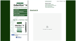 Desktop Screenshot of esberitox.quanstarbiotech.com